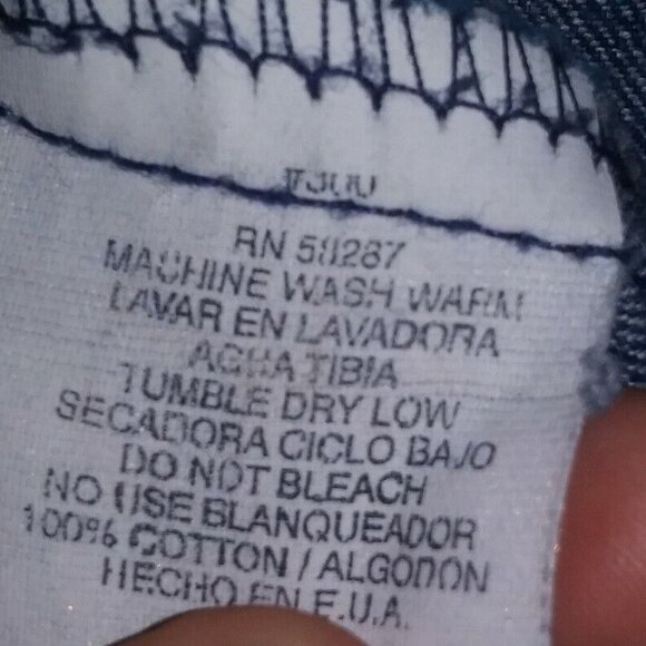 Arizona jeans Womens Pull-on Elastic waist, Pockets Plus Sz 22W Made in USA VTG - Picture 6 of 7